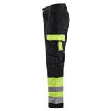 Blaklader 1584 Hi-Vis Professional Drivers Work Trousers Black / Yellow