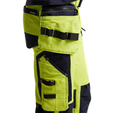Blaklader 1997 Hi-Vis 4-Way Stretch Holster Pocket Kneepad Work Trousers Hi-Vis Yellow/Black Waist 30" Leg 32"