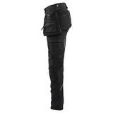 Blaklader 7198 Women's 4-Way Stretch Holster Pocket Work Trousers Black UK 12, Regular Leg