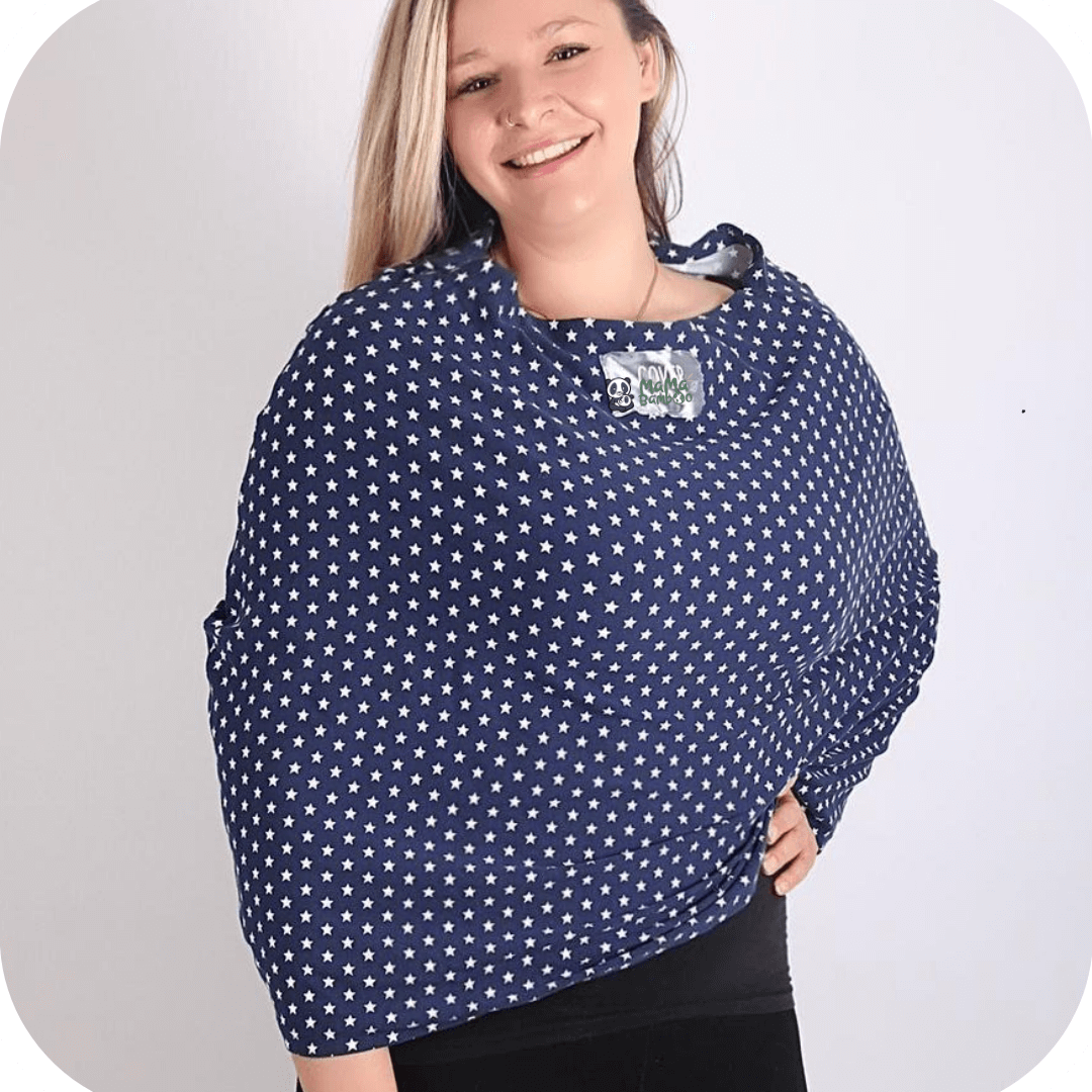 Mama Bamboo Cotton Breastfeeding Cover DS
