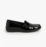 Boulevard L381AP Ladies Shoes Black Patent