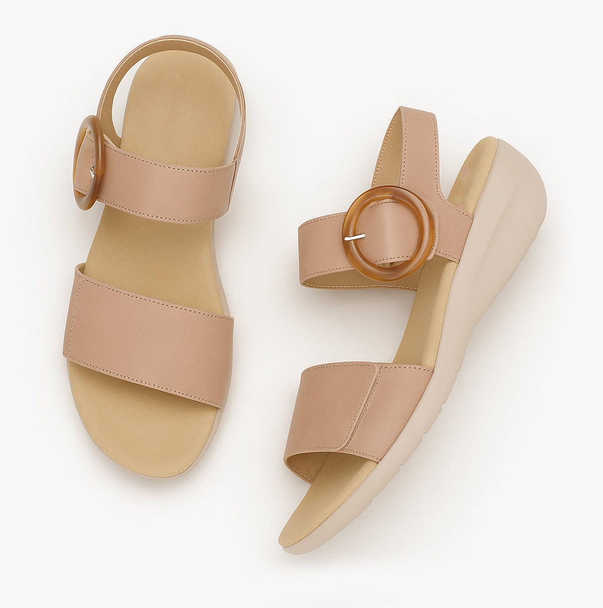 Boulevard L396BE Ladies Sandals Natural