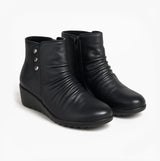 Boulevard L400A Womens Boots Black