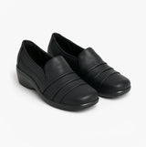 Boulevard L401A Ladies Shoes Black Matt