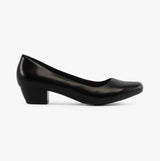 Boulevard LORETTA Womens Faux Leather Court Shoes Black