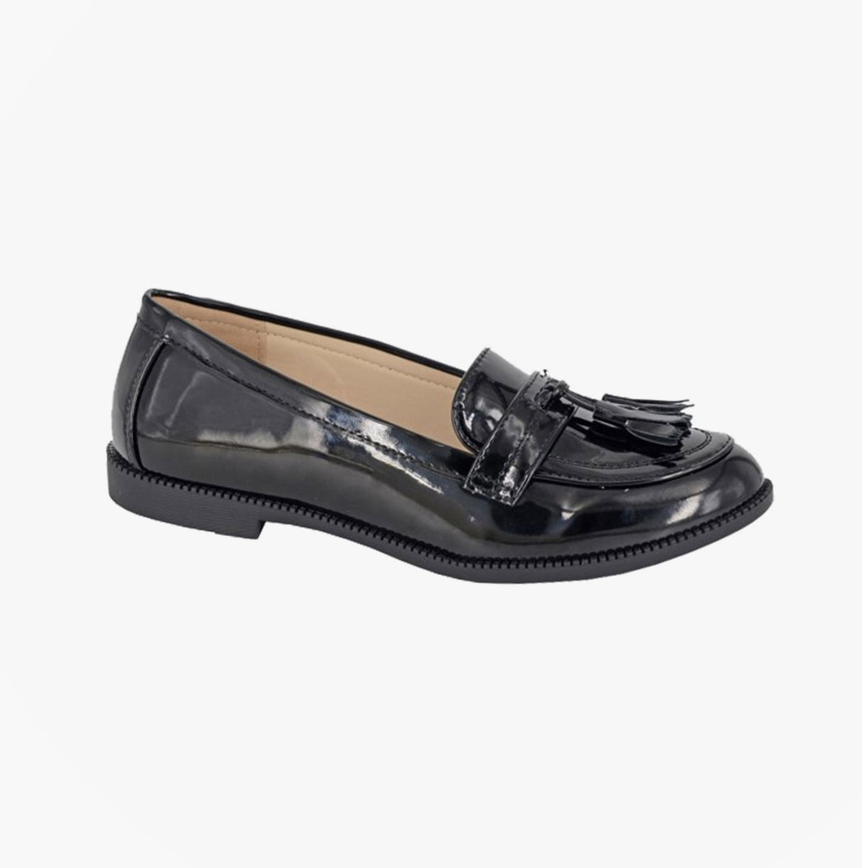 Boulevard L412AP Ladies Loafers Black