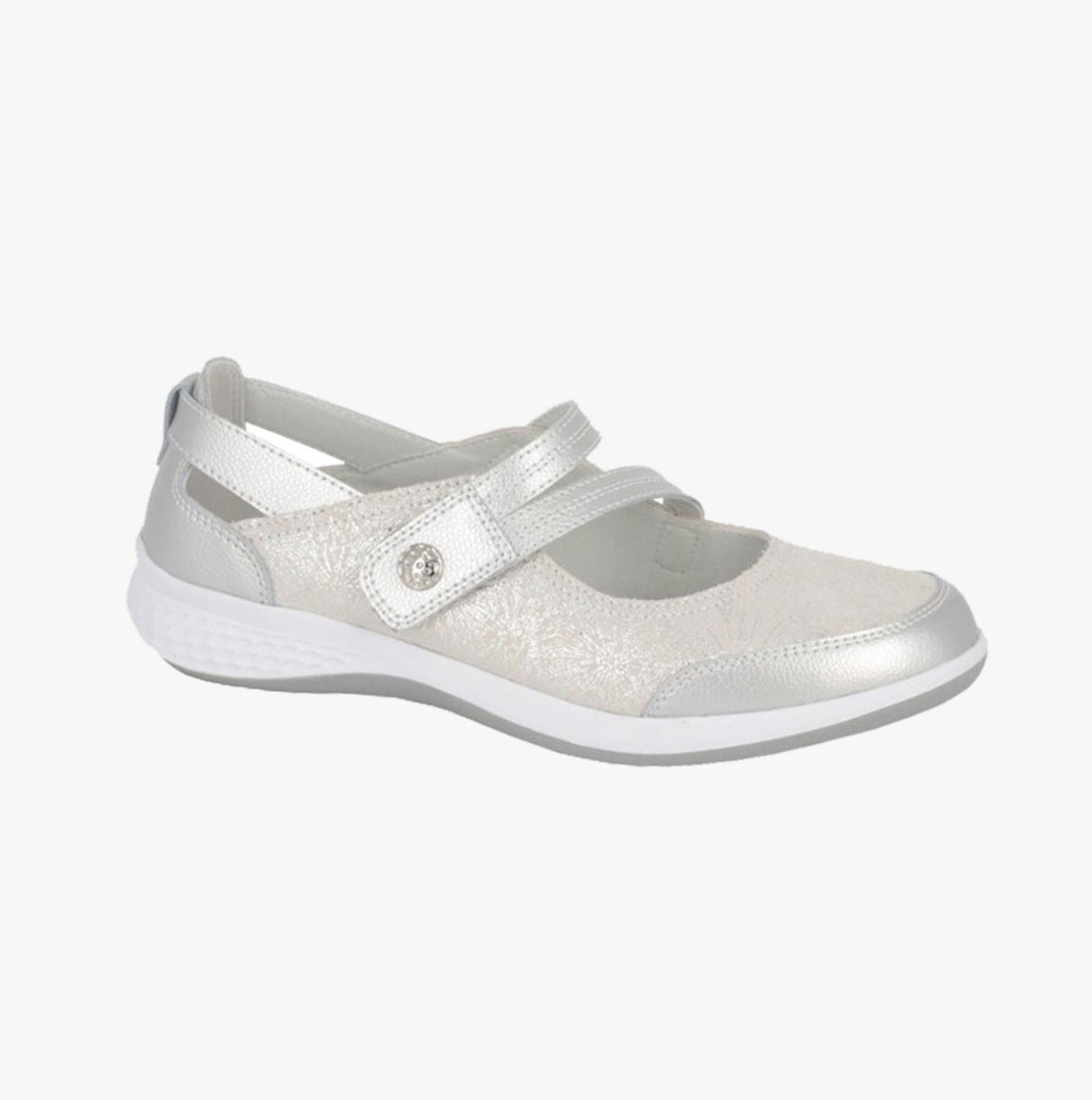 Boulevard L443FS Ladies Shoes Silver Sparkle