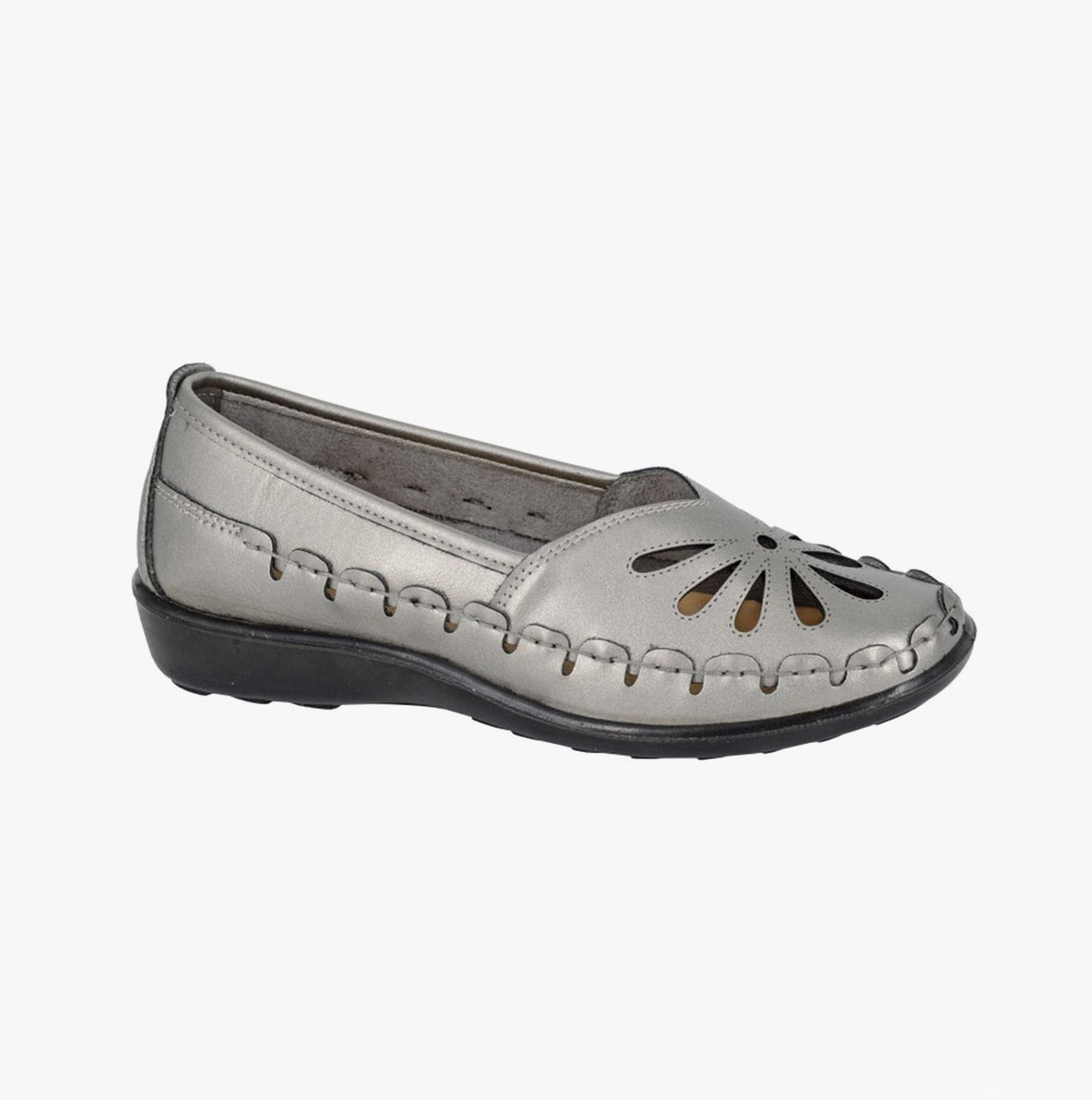 Boulevard L516FS Ladies Shoes Pewter