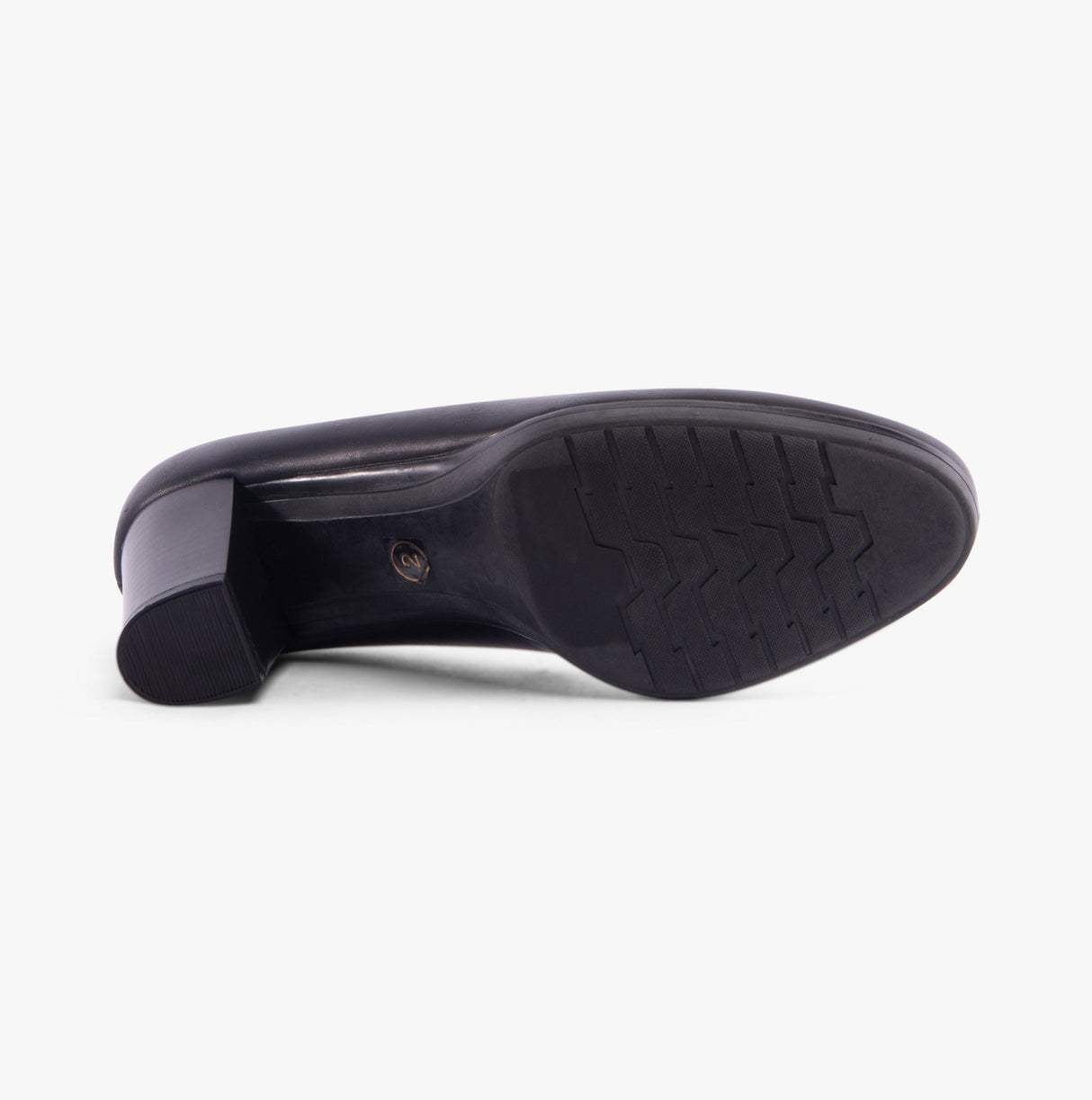 Boulevard L531A Womens Heeled Court Shoes Black