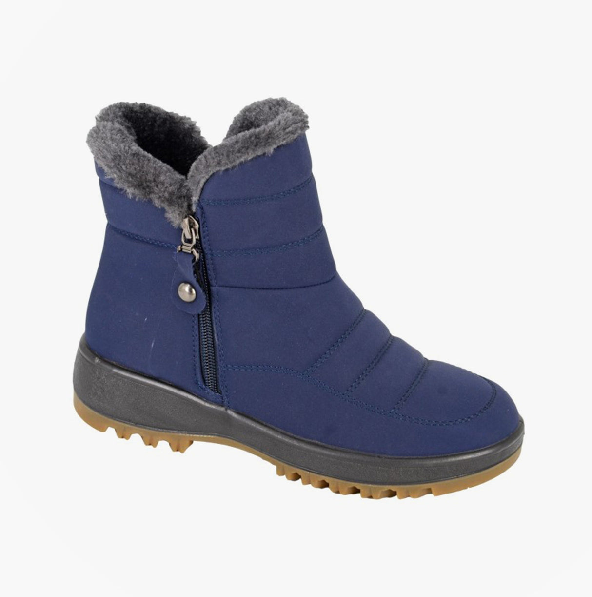 Boulevard L587C Womens Boots Navy