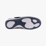 Boulevard DORRIT Womens Action Leather Wide Fit Shoes Navy