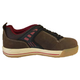 Buckler Largo Bay Safety Work Trainer Shoes Brown (Sizes 6-13) Men's