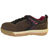 Buckler Largo Bay Safety Work Trainer Shoes Brown (Sizes 6-13) Men's