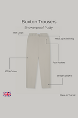 Buxton Trouser - Showerproof Putty