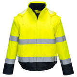 Portwest Hi-Vis 2-in-1 Contrast Essential Lite Bomber Jacket