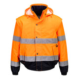 Portwest Hi-Vis 2-in-1 Contrast Bomber Jacket