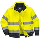 Portwest Hi-Vis 2-in-1 Contrast Bomber Jacket