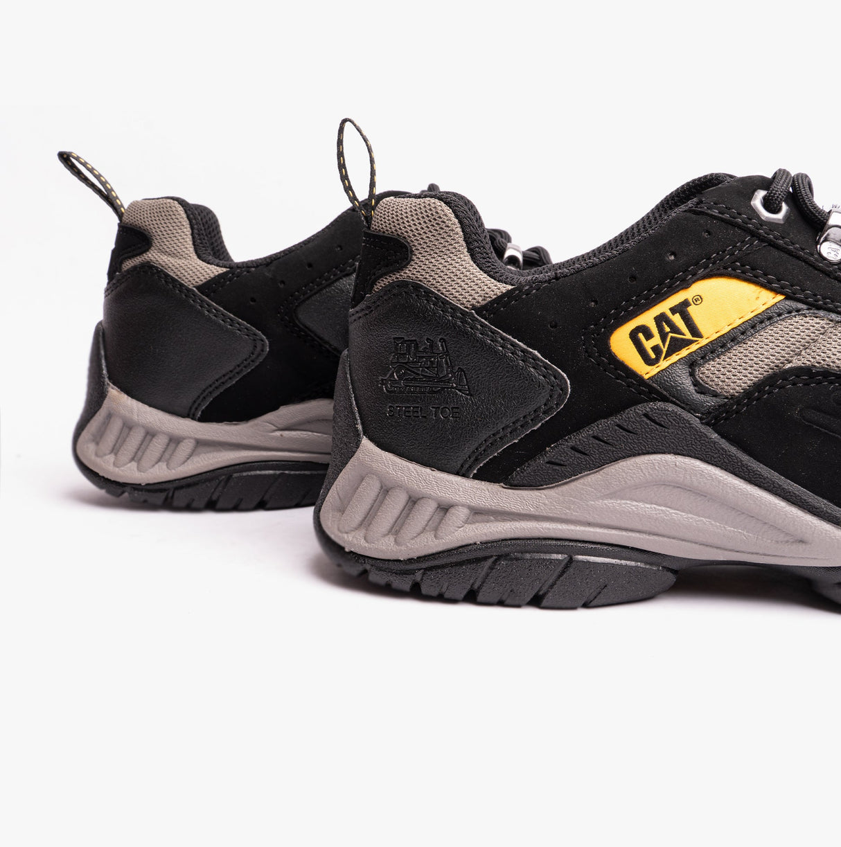 CAT MOOR Unisex Safety Trainers Black