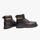 CAT HOLTON SB Mens Leather Safety Boots Black