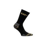 CAT CREW 3 PACK Mens Boot Socks Black