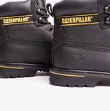 CAT HOLTON S3 Mens Leather Safety Boots Black