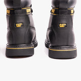 CAT HOLTON S3 Mens Leather Safety Boots Black