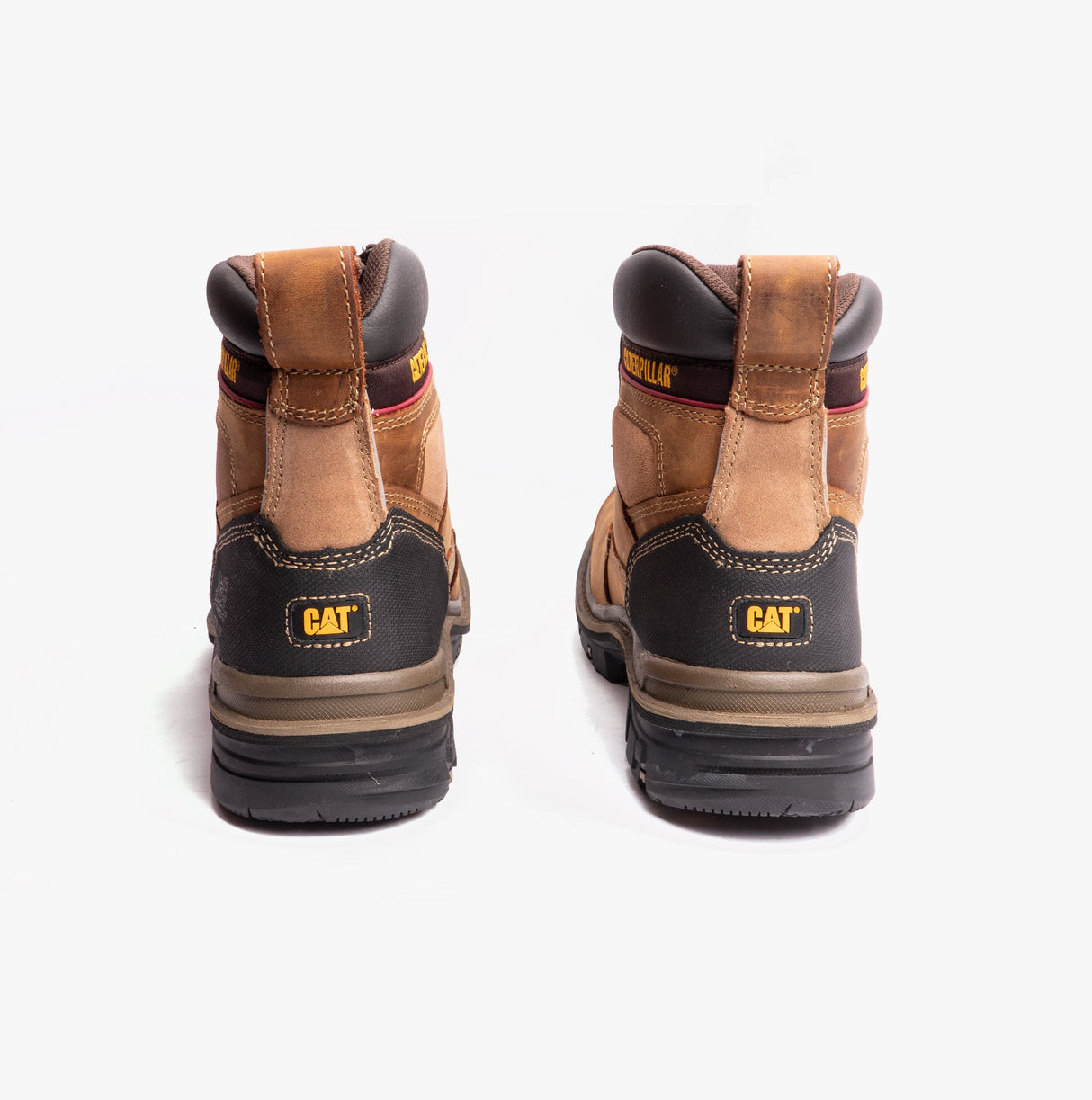 CAT GRAVEL 6" Mens Leather Safety Boots Beige
