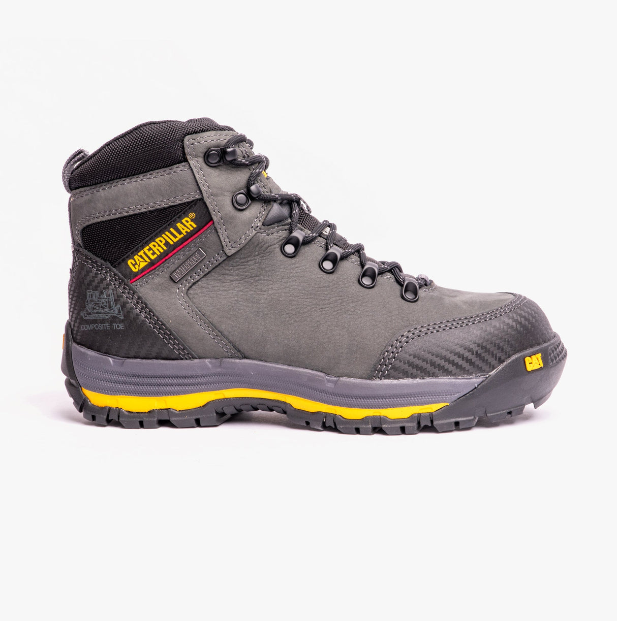 CAT MUNISING Mens Safety Boots Grey