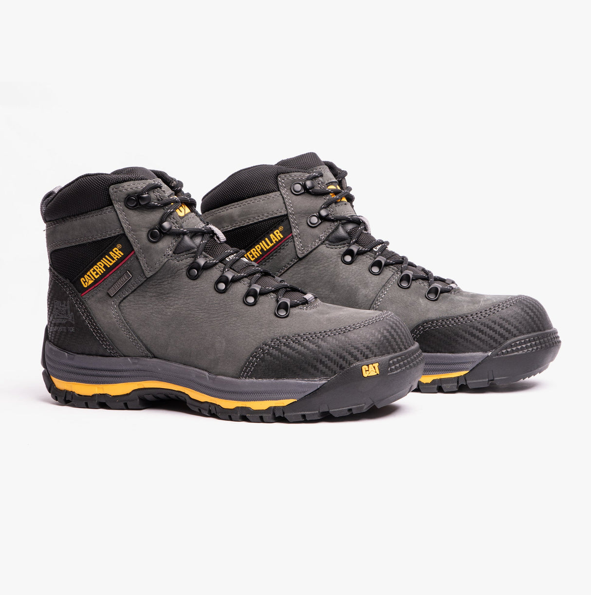 CAT MUNISING Mens Safety Boots Grey