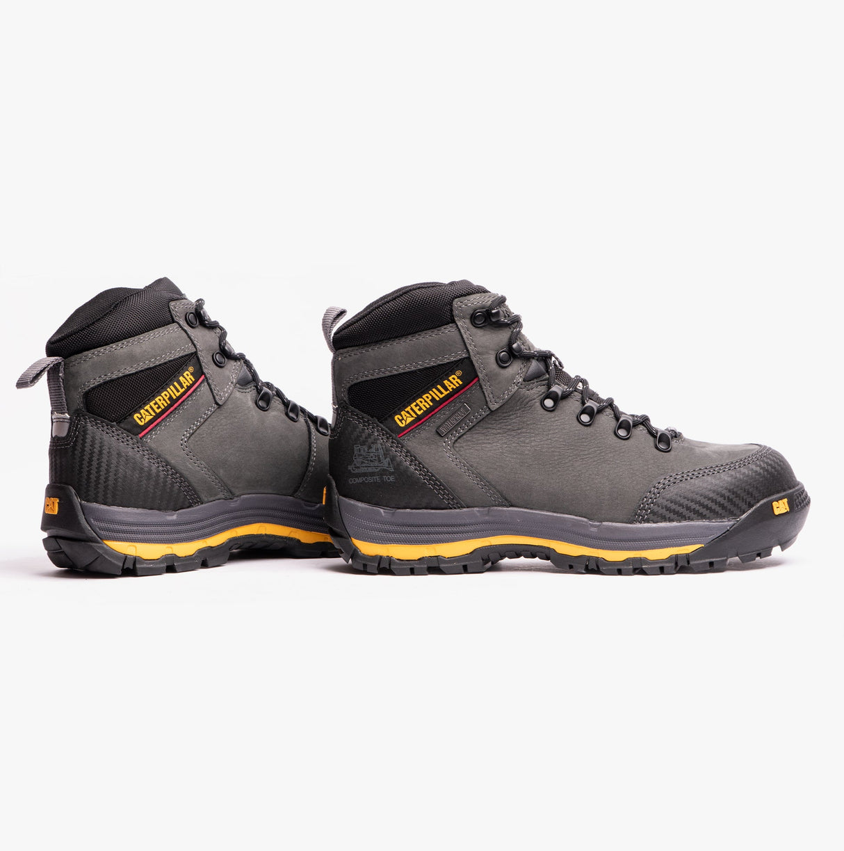 CAT MUNISING Mens Safety Boots Grey