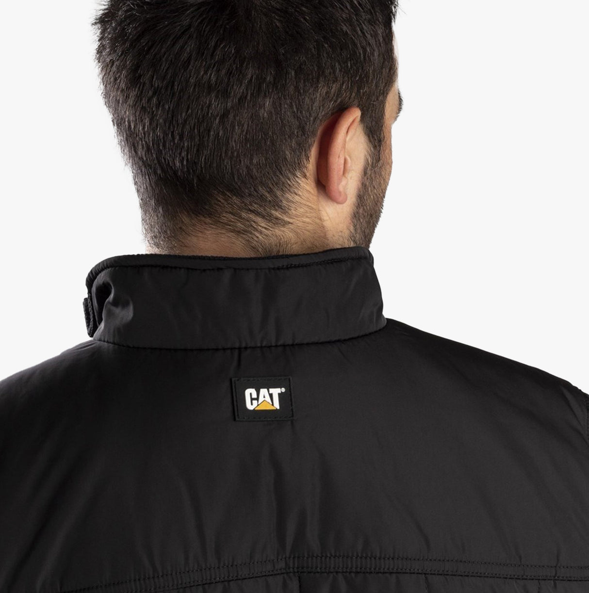 CAT TERRAIN Mens Polyester Full Zip Jacket Black