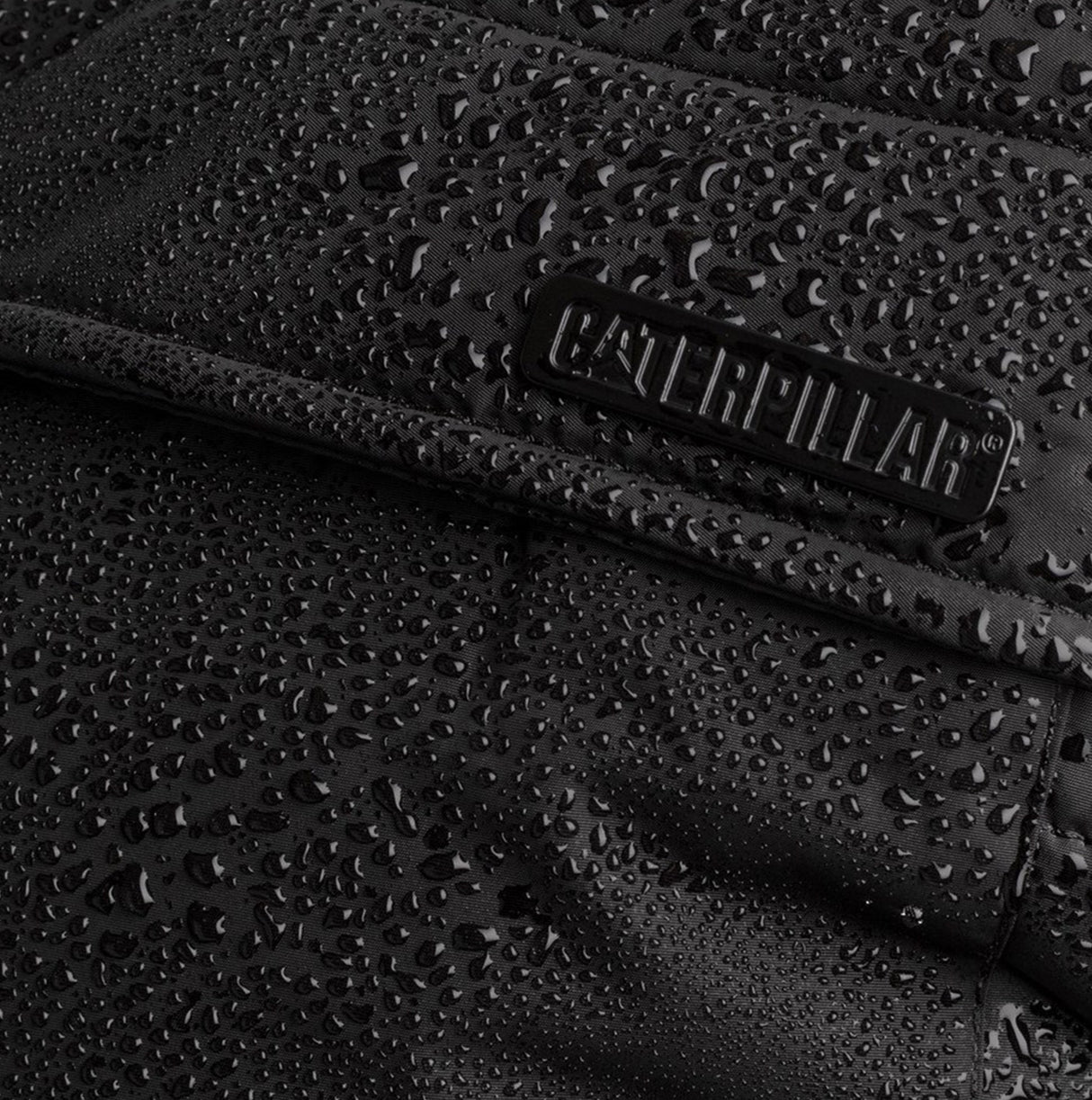 CAT TERRAIN Mens Polyester Full Zip Jacket Black