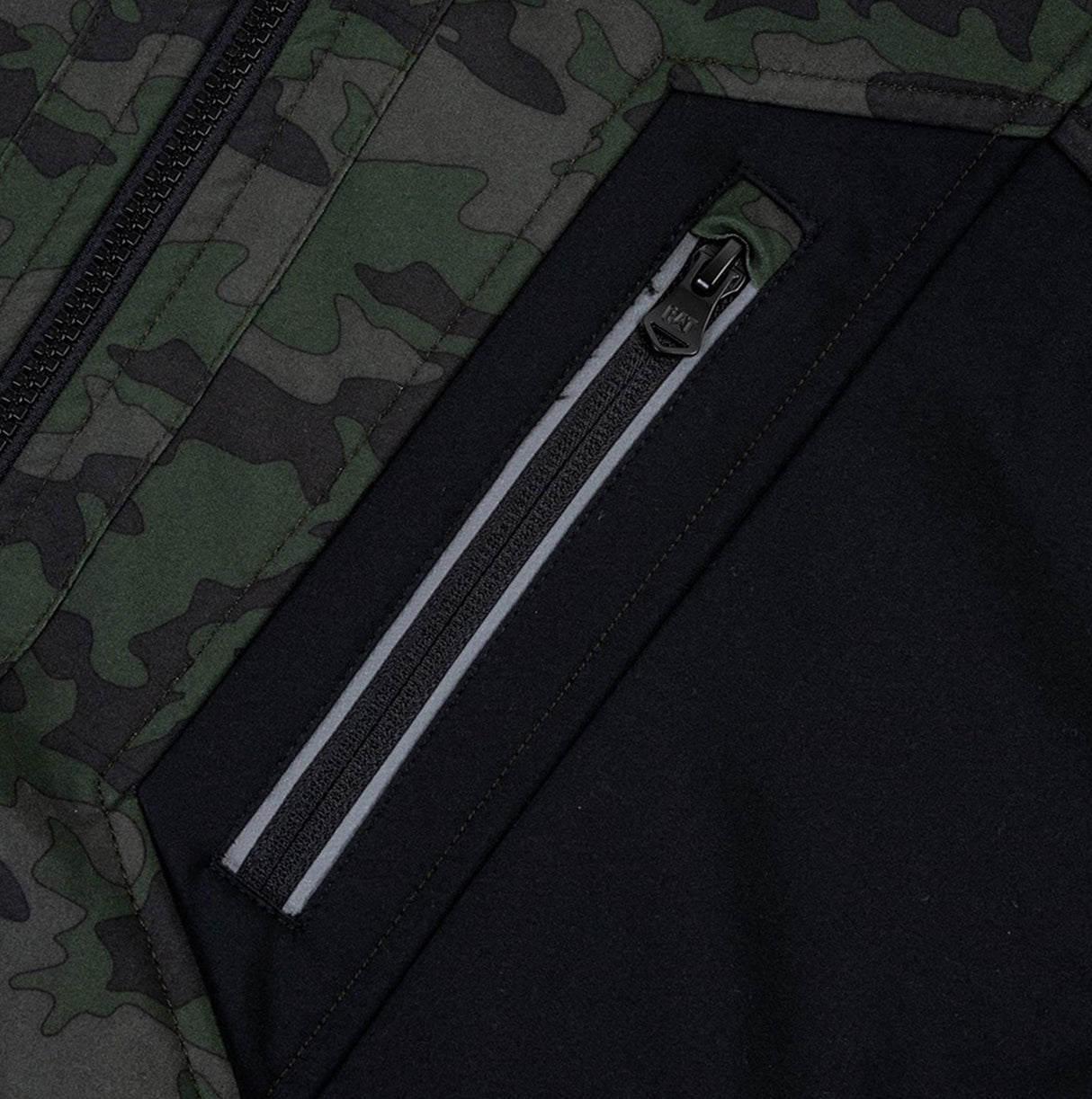 CAT MERCURY SOFT SHELL Mens Hooded Jacket Multicoloured