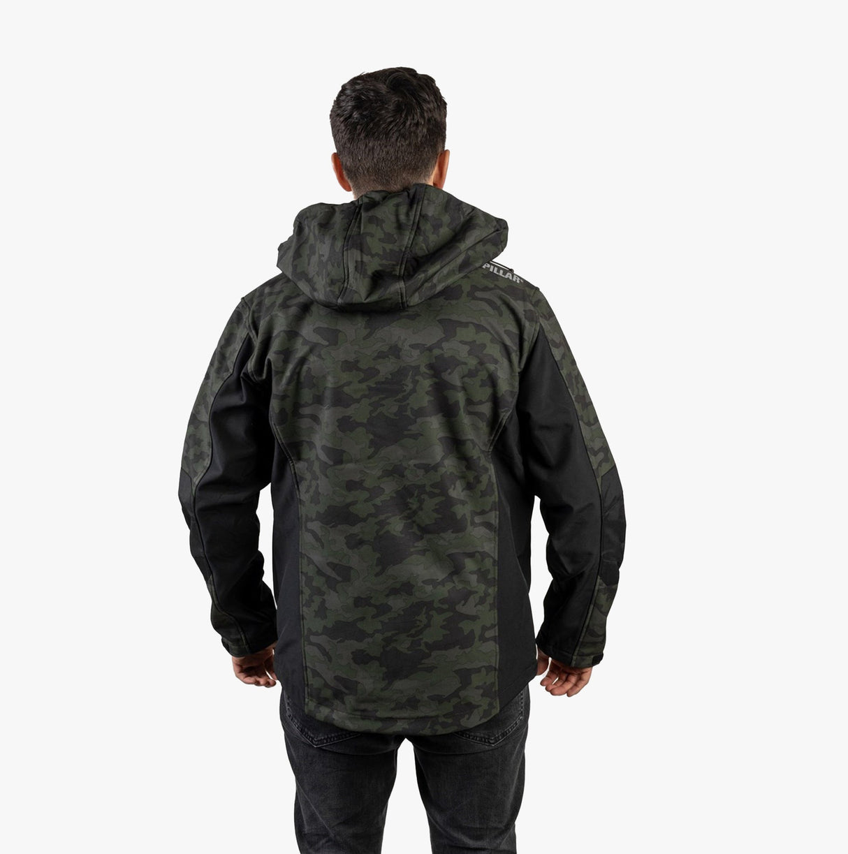 CAT MERCURY SOFT SHELL Mens Hooded Jacket Multicoloured