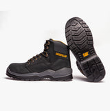 CAT STRIVER Mens Leather Safety Boots Black