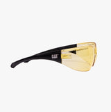 CAT MORTAR Protective Rimless Safety Glasses Sunglasses Yellow One Size