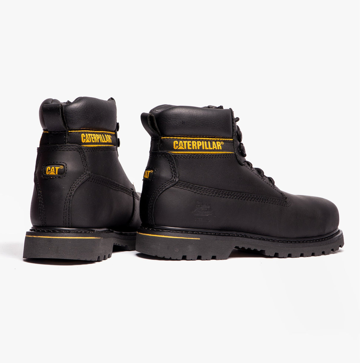 CAT HOLTON Mens Safety Boots Black