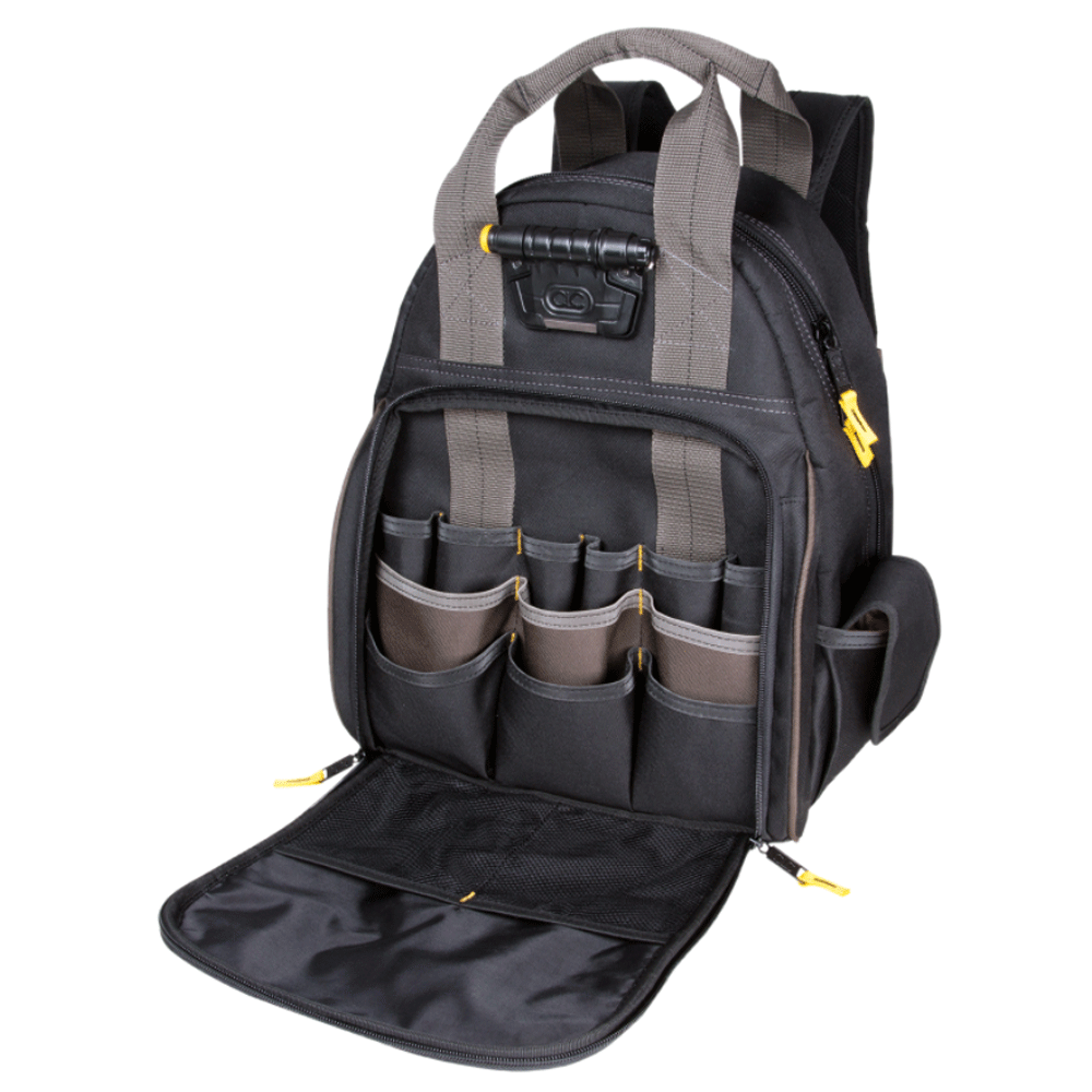CLC Tool Backpack, LED Lighted