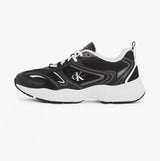 Calvin Klein RETRO TENNIS MESH Womens Trainers Black/Bright White