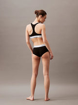 Calvin Klein MODERN COTTON High Waisted Boxers Womens Black