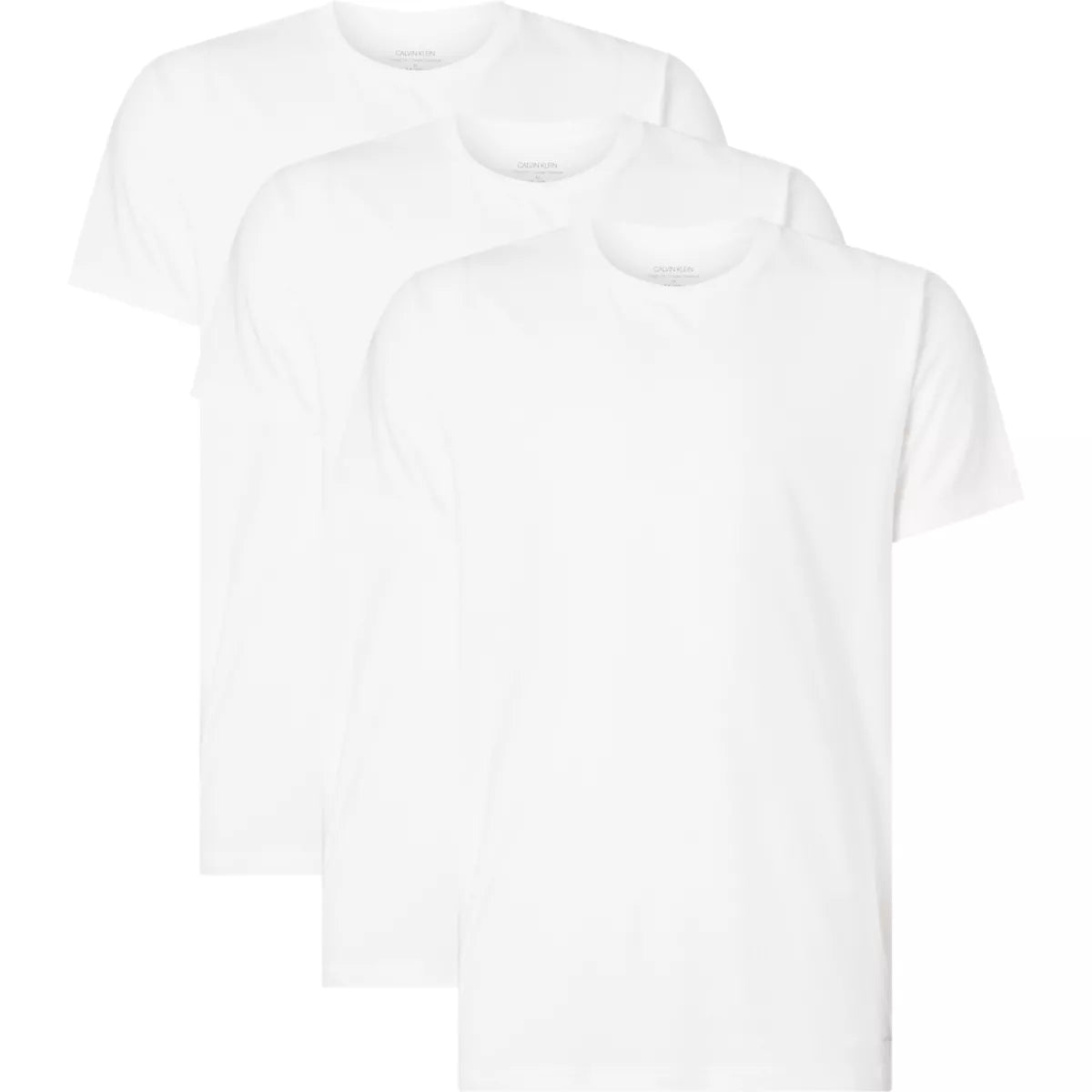 Calvin Klein  CREW NECK 3 Pack Mens Cotton T-Shirts White