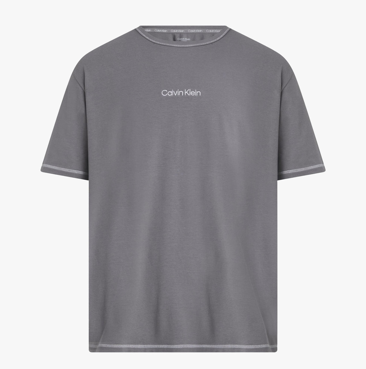 Calvin Klein FUTURE SHIFT Mens Lounge Crew Neck T-Shirt Grey