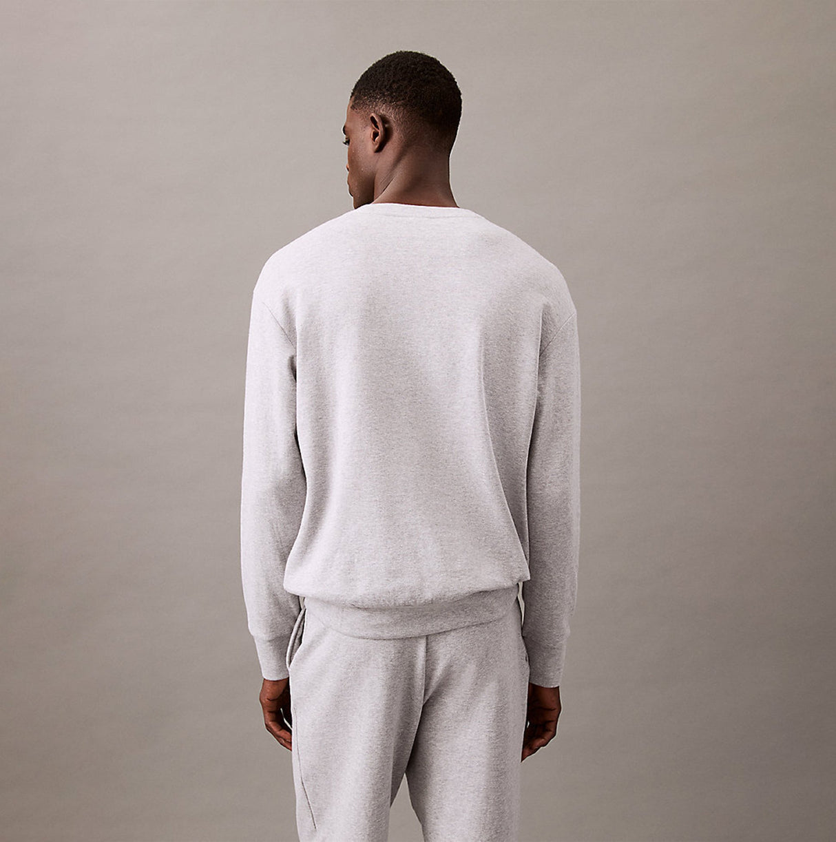 Calvin Klein ICON COTTON TERRY Mens Sweatshirt Medium Grey Heather