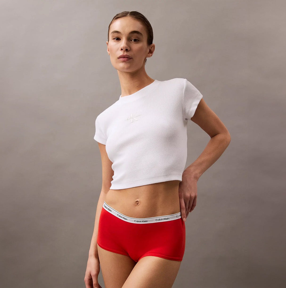 Calvin Klein ICON LOGO Hipster Panty Womens Shorts Molten