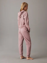 Calvin Klein TONAL LOGO LOUNGE Womens Hoodie Sand Trap