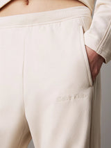 Calvin Klein TONAL LOGO LOUNGE Womens Joggers Sandshell