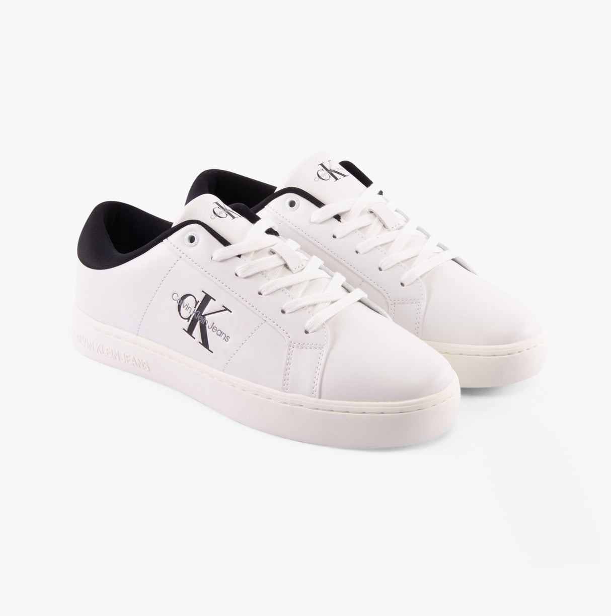Calvin Klein CLASSIC CUPSOLE Mens Trainers Bright White/Black