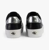 Calvin Klein BOLD VULCANISED FLATFORM Womens Trainers Black/Silver