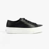 Calvin Klein VULC FLATFORM LOW Womens Trainers Black/Bright White