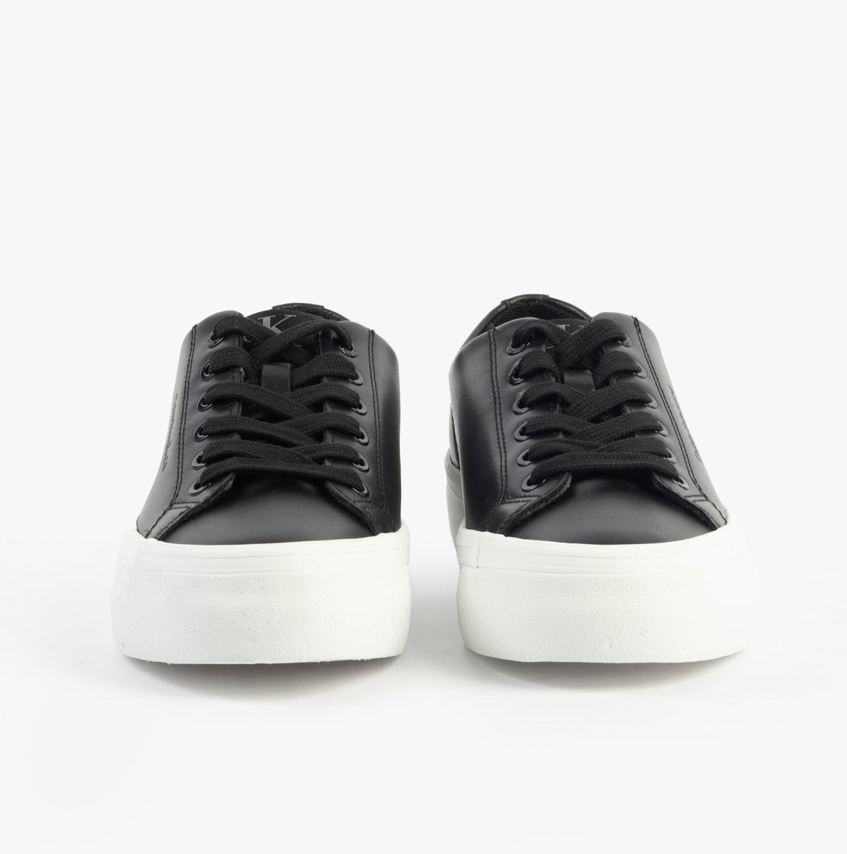Calvin Klein VULC FLATFORM LOW Womens Trainers Black/Bright White